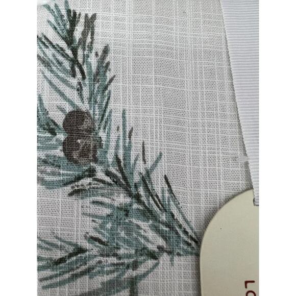 Nicole Miller Dinner Napkins Peace Love Joy Cotton Holiday Christmas Set of 6 - Picture 3 of 4